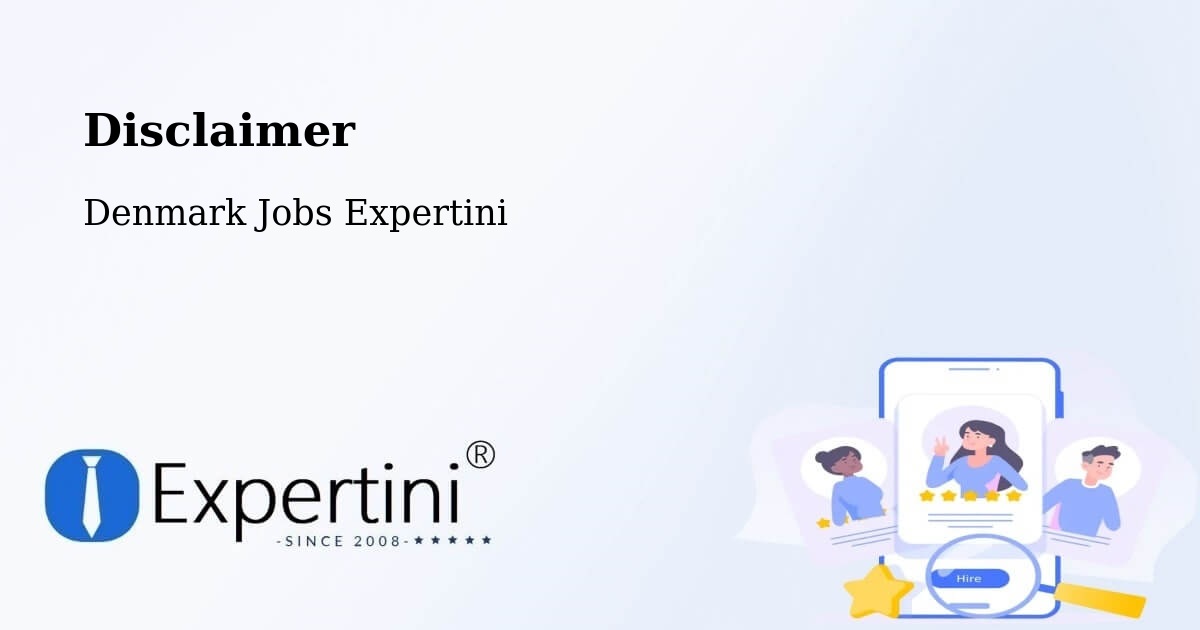 Disclaimer – Lynge - Denmark Jobs Expertini